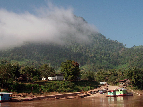 Loas: Mekong River Ferry Berth