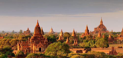 Myanmar (Burma): Bagan Temples at Sunrise