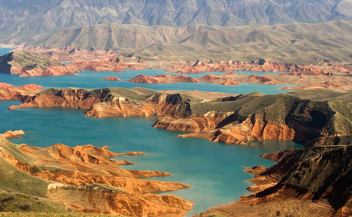 Tajikistan: Nurek Reservoir